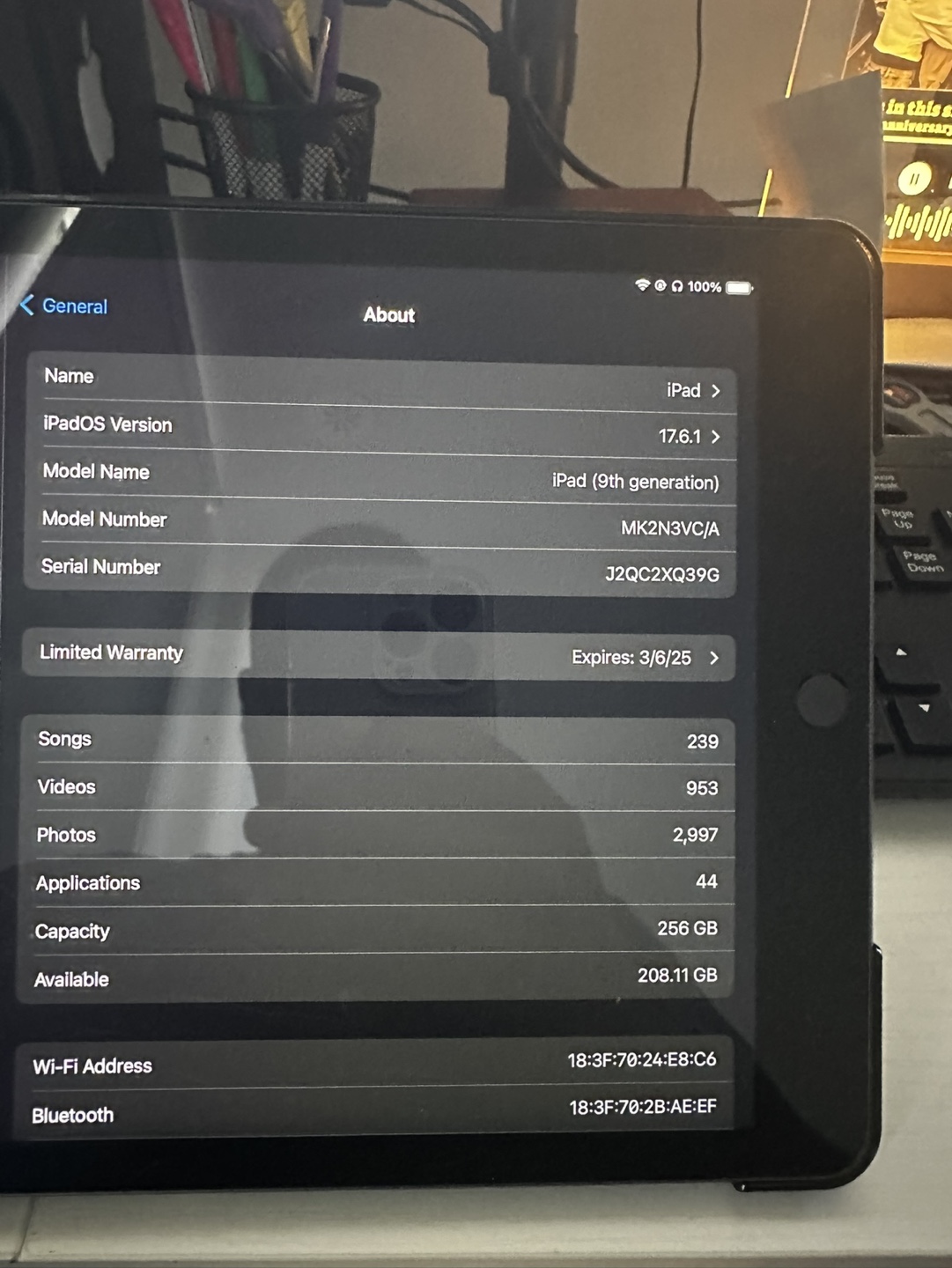 iPad 9th Generation 256 GB - photo 3