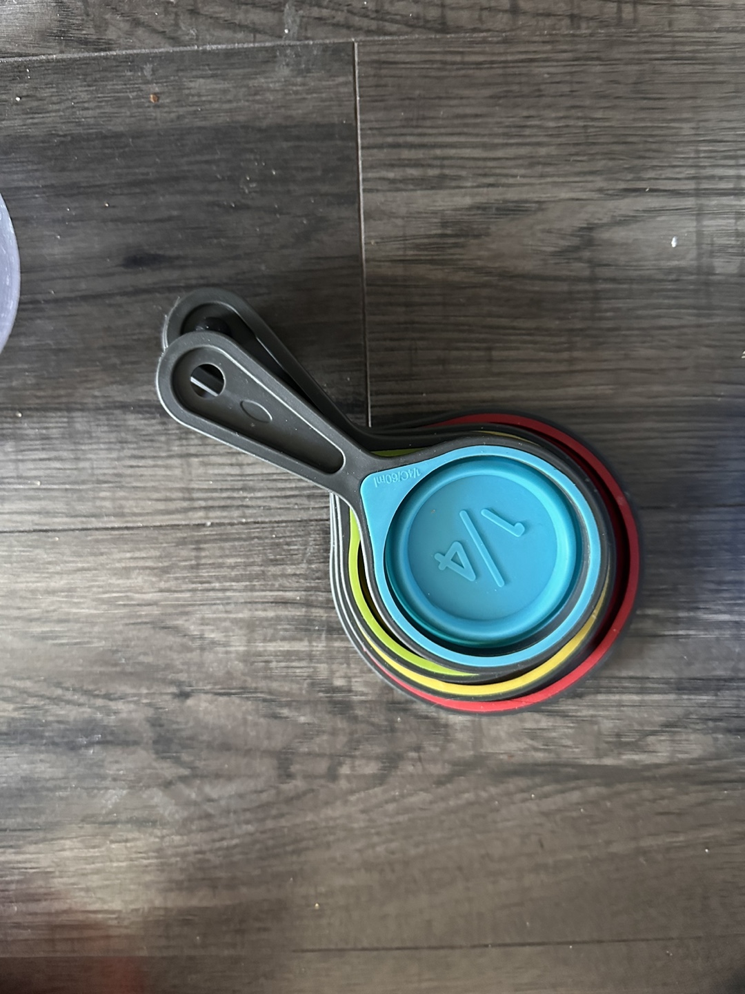 Set of 4 Silicone Measuring Cups