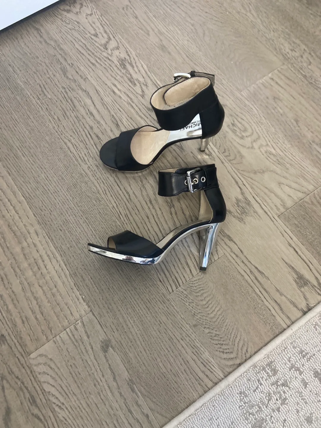 Michael Kors Black Heeled Sandals image indicator(2)