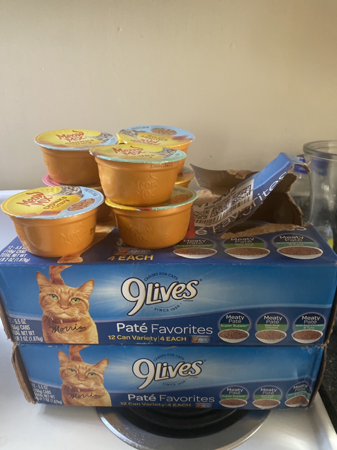 9Lives Cat Food Pate Favorites 12 Pack