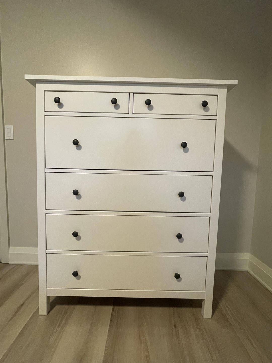 White IKEA Dresser