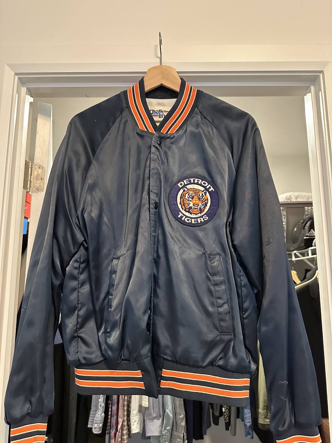 Vintage Detroit Tigers Satin Jacket