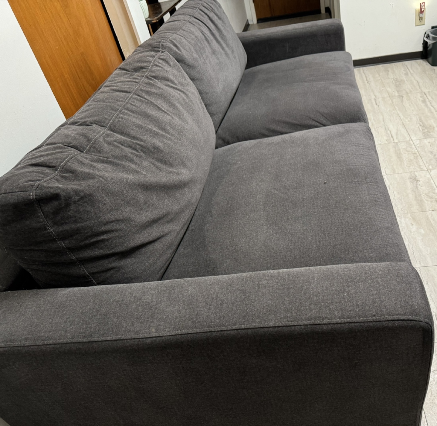 Grey IKEA Sofa Bed - photo 2