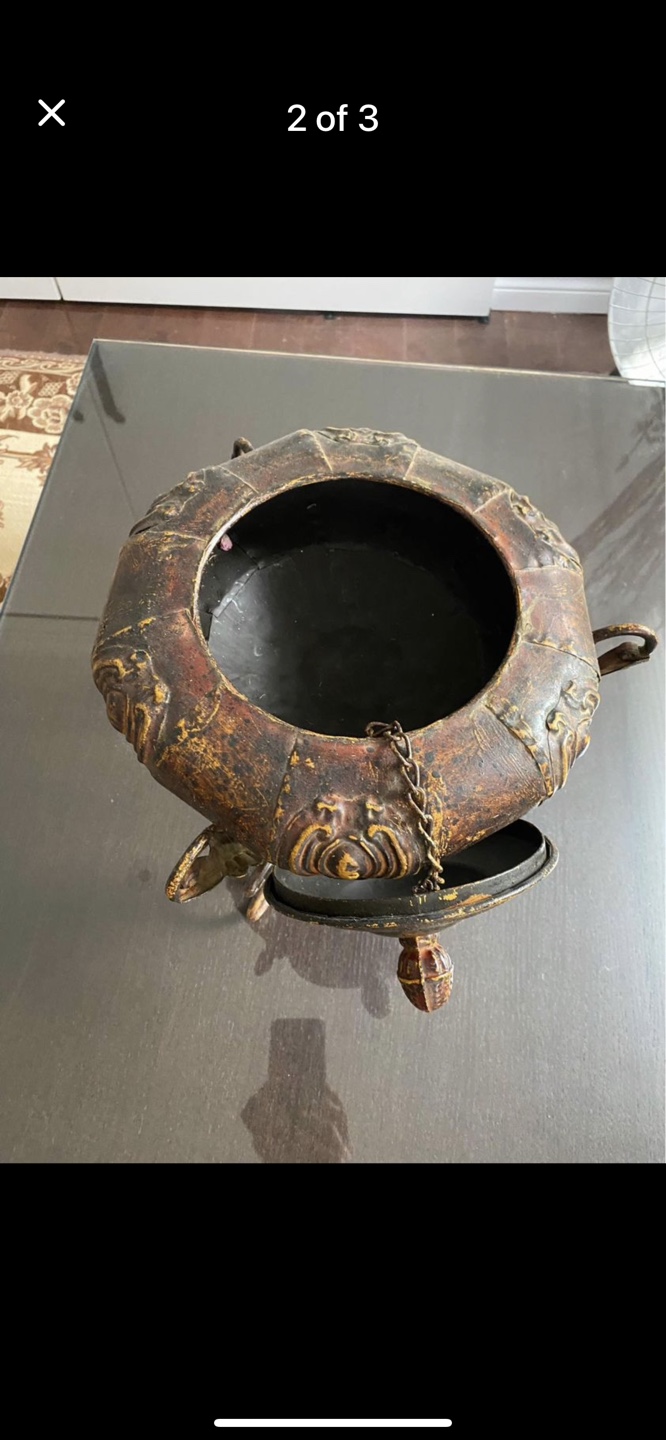 Vintage Decorative dish with lid - photo 3