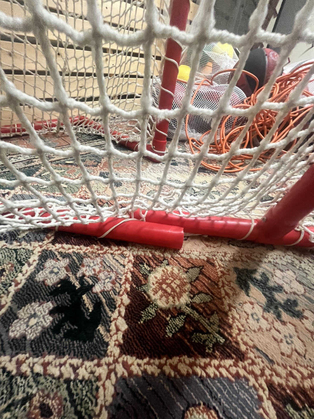 Two Red Hockey Nets - Includes Netting - photo 3