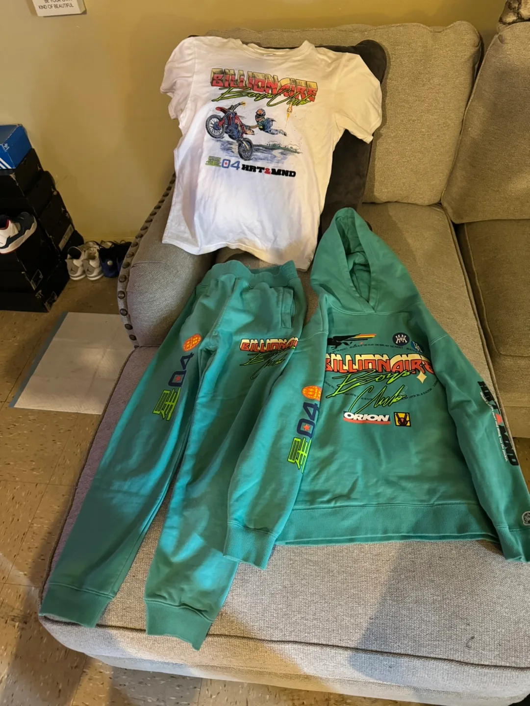 Billionare Boys Club Sweatsuit & Shirt (Boys) thumbnail