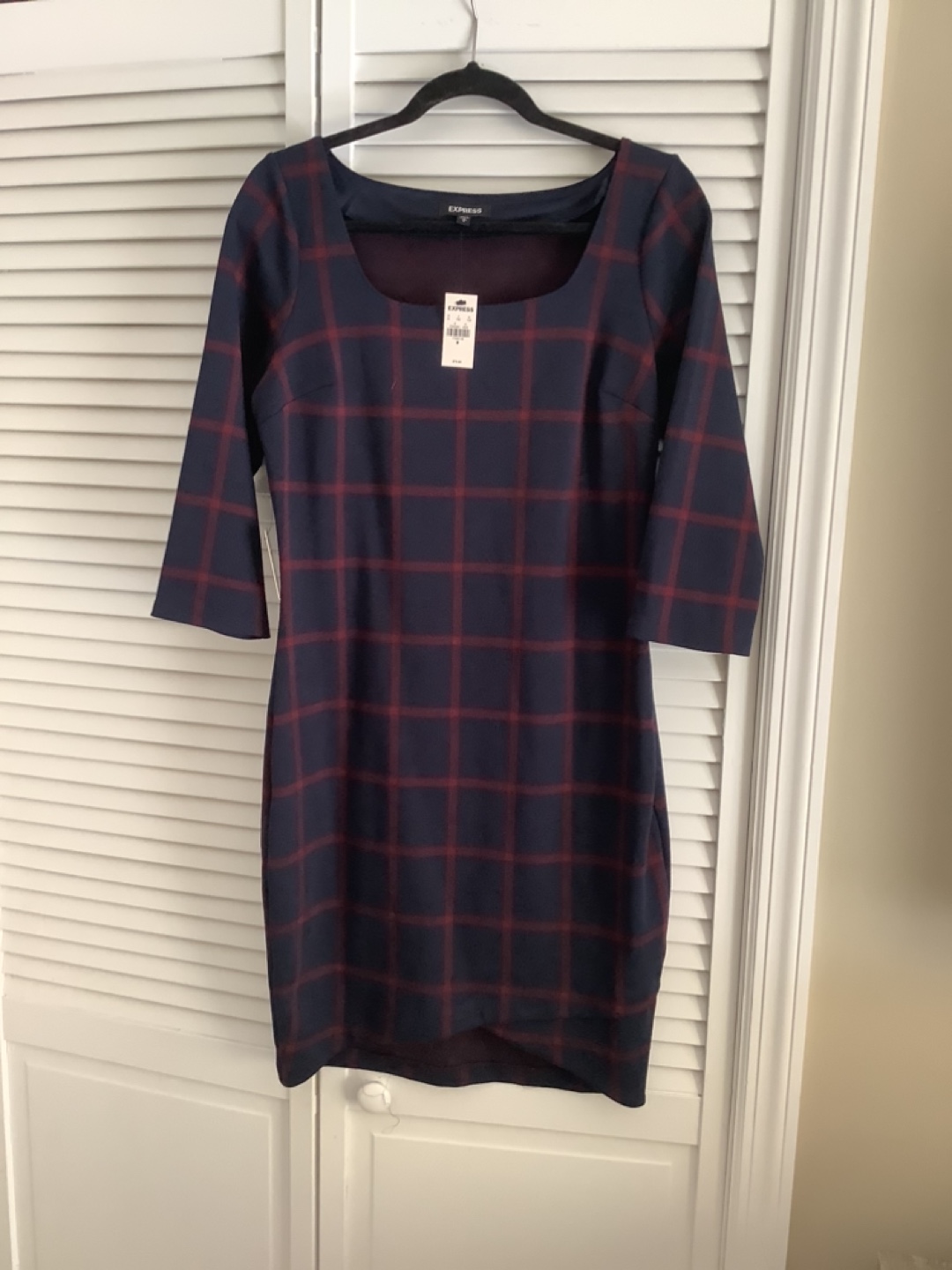 Express Plaid Dress