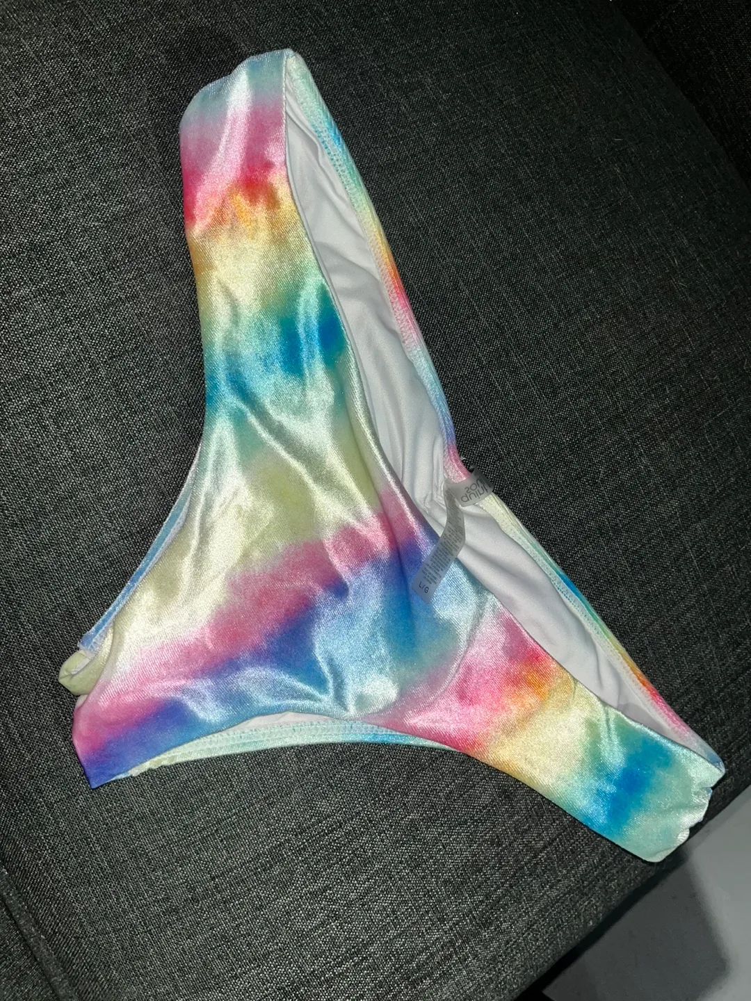 Rainbow Tie Dye Bikini Bottoms image indicator(2)