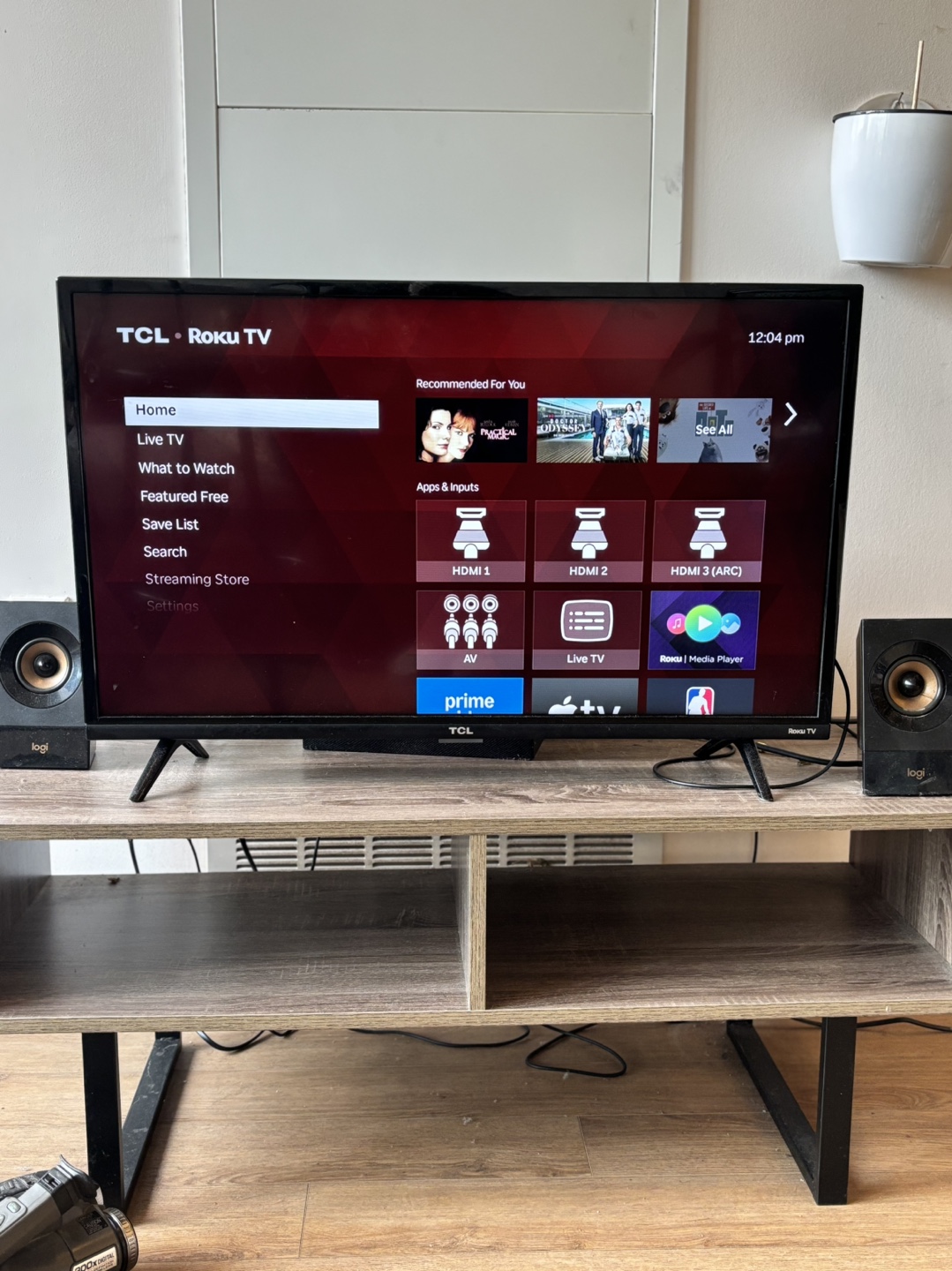 TCL Roku TV + TV Stand