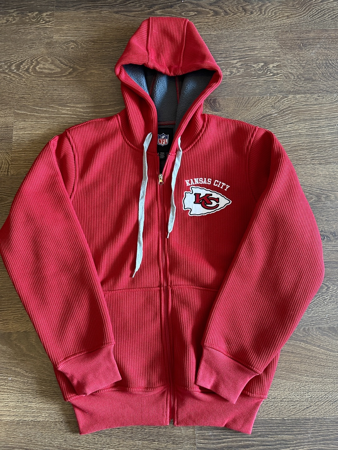 Kansas City Chiefs Red Zip Up Hoodie