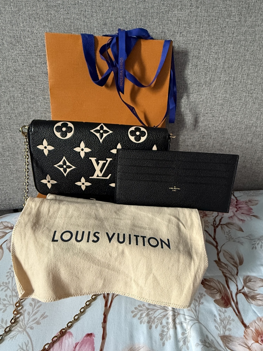 Louis Vuitton Felicie Pochette Black/Beige - photo 2