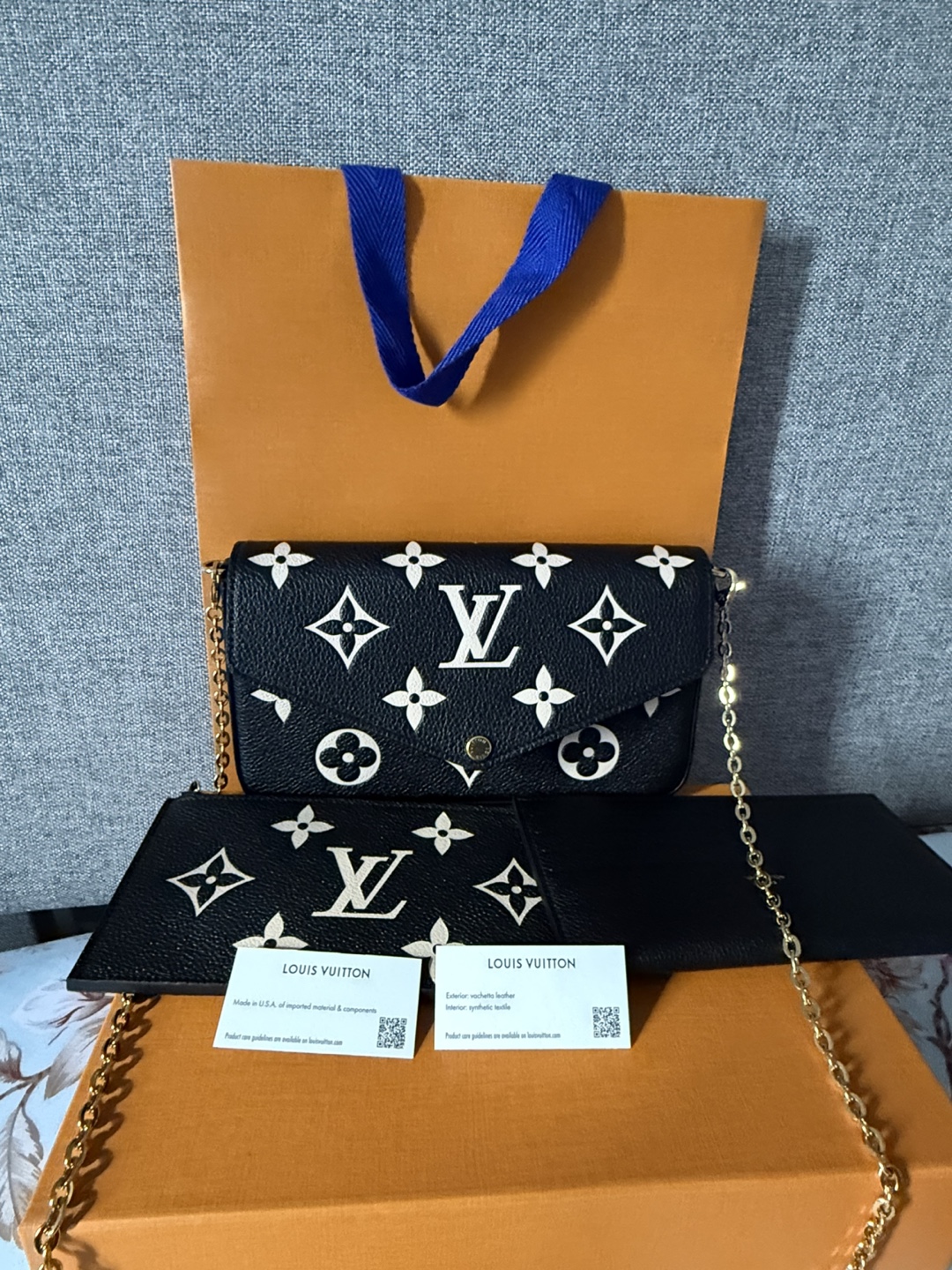 Louis Vuitton Felicie Pochette Black/Beige - photo 5