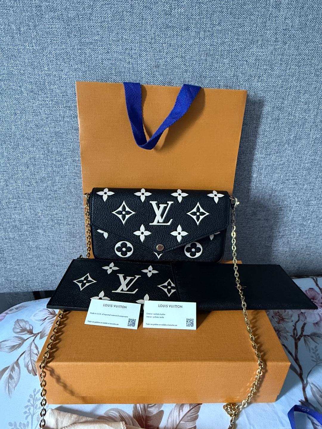Louis Vuitton Felicie Pochette Black/Beige - photo 4