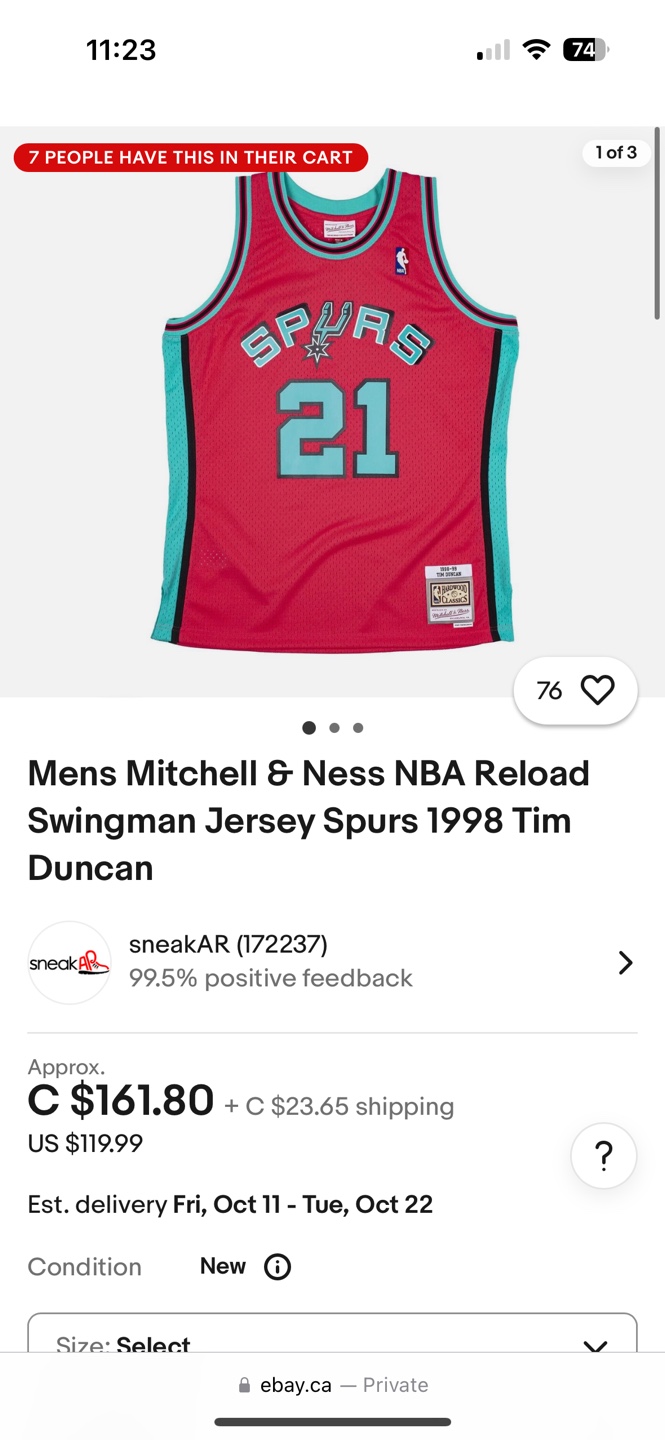 Tim Duncan Spurs Jersey - photo 4