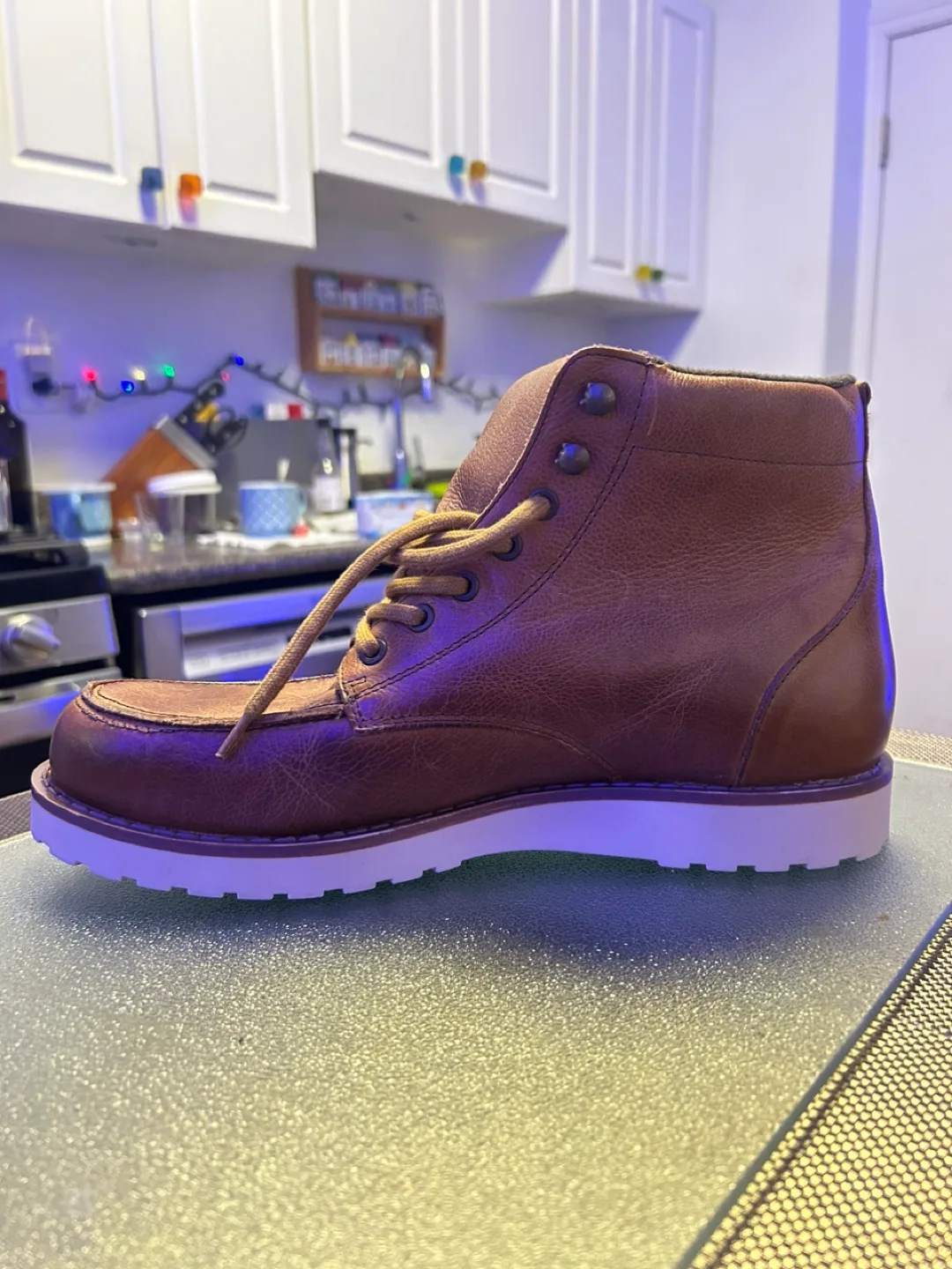 NOBRAND Men's Leather Boots image indicator(6)