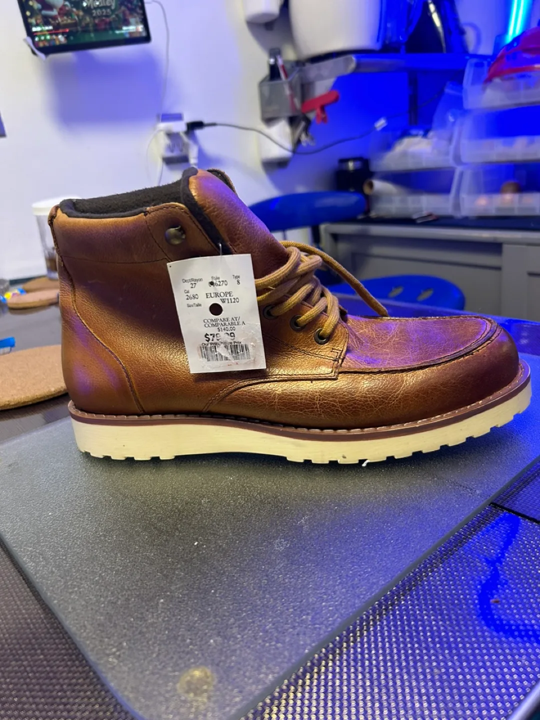 NOBRAND Men's Leather Boots image indicator(7)