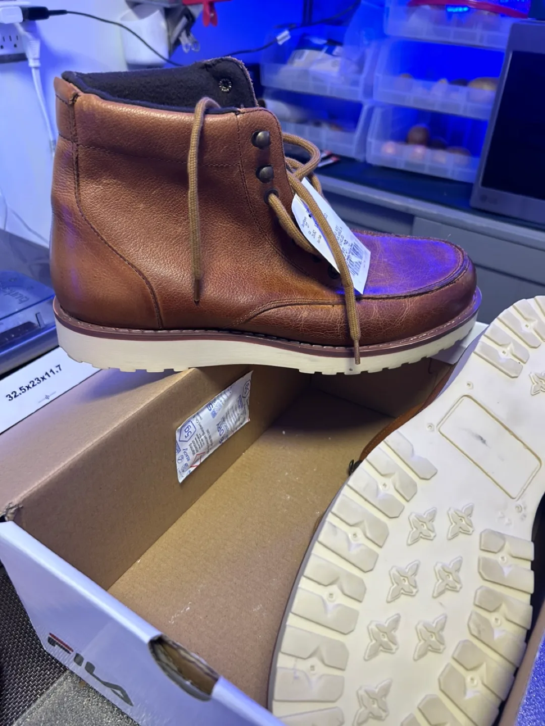 NOBRAND Men's Leather Boots image indicator(8)