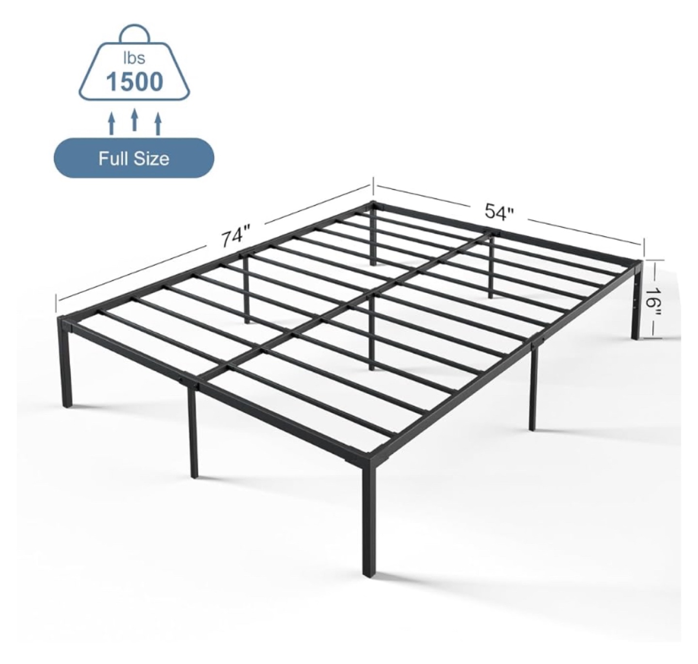 Full Size Metal Bed Frame - photo 2