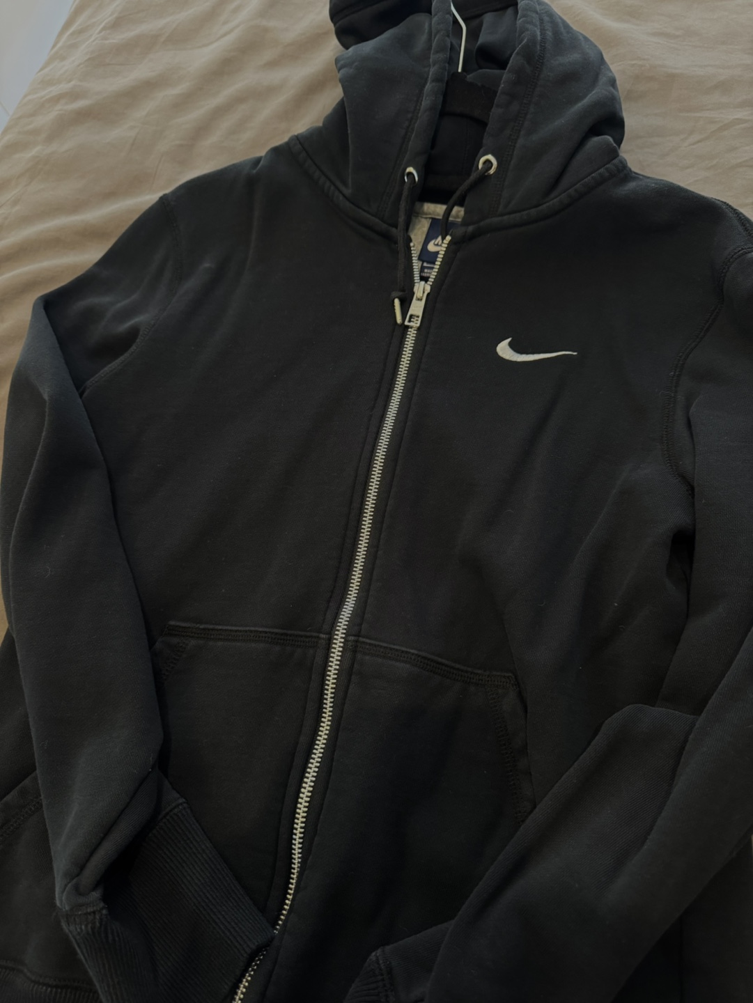 Nike Black Zip-Up Hoodie