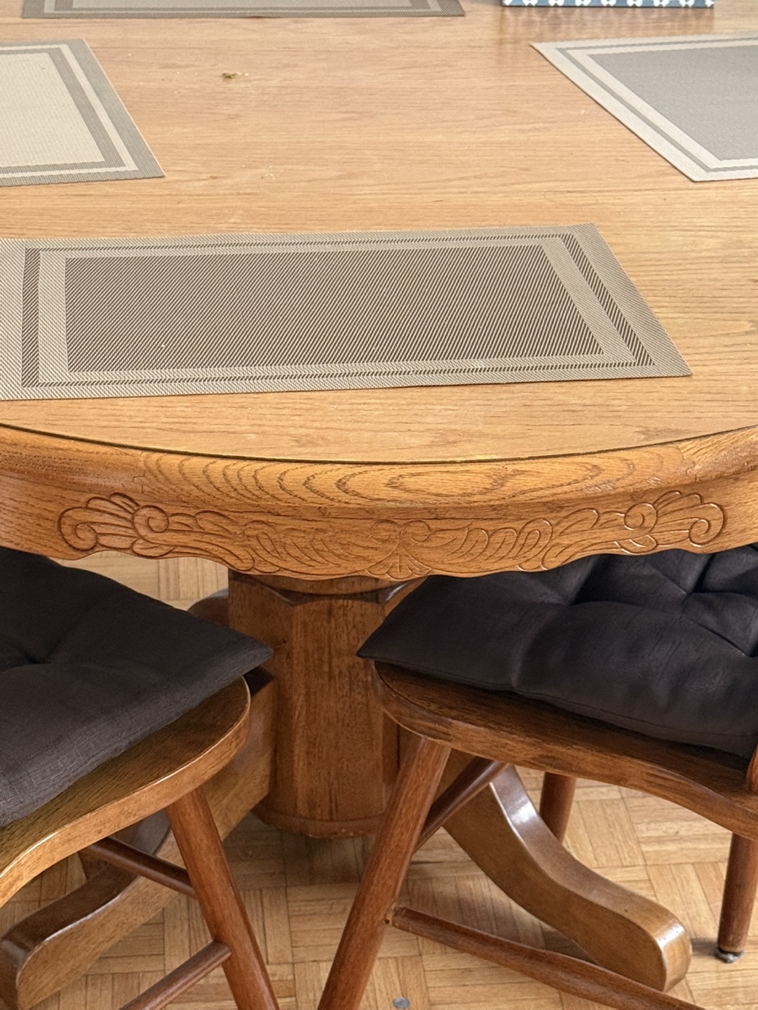 Wooden Dining Table Set with 4 Chairs - photo 2