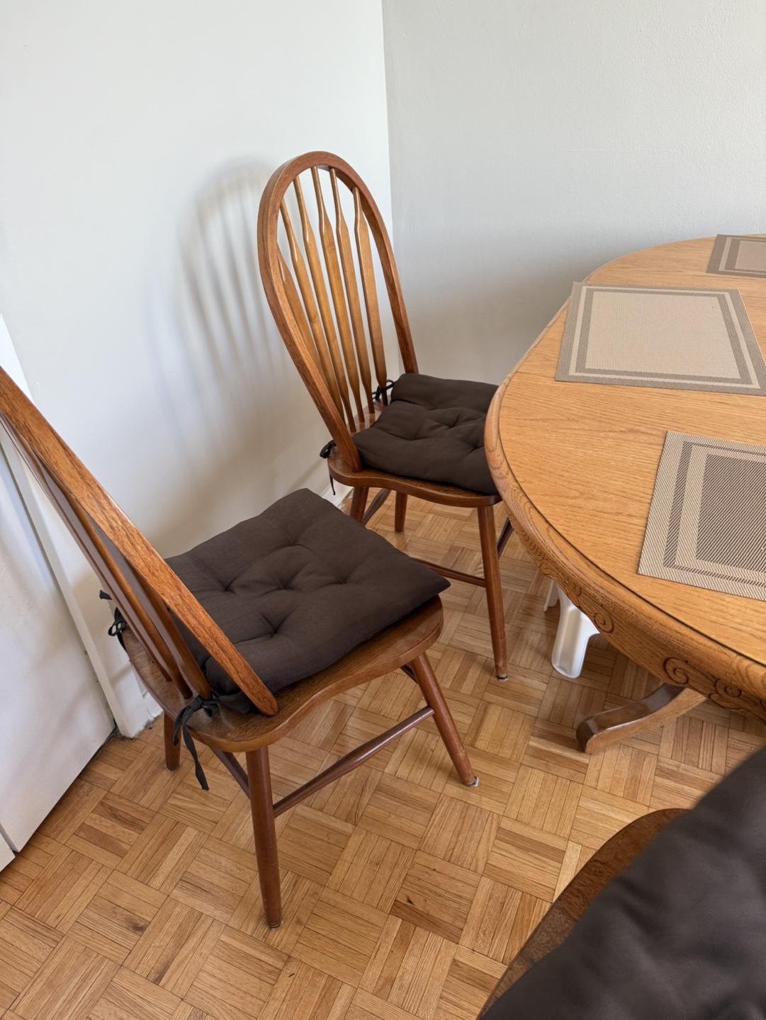 Wooden Dining Table Set with 4 Chairs - photo 3