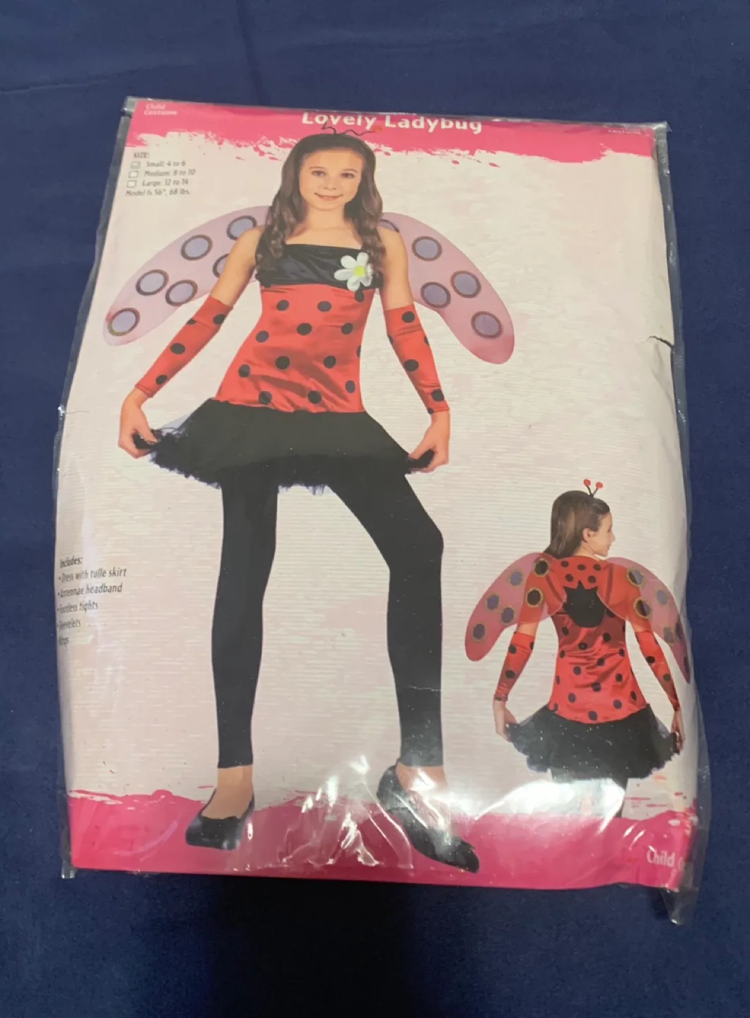 Ladybug Halloween Kid Costume (Girl 4-6) image indicator(2)