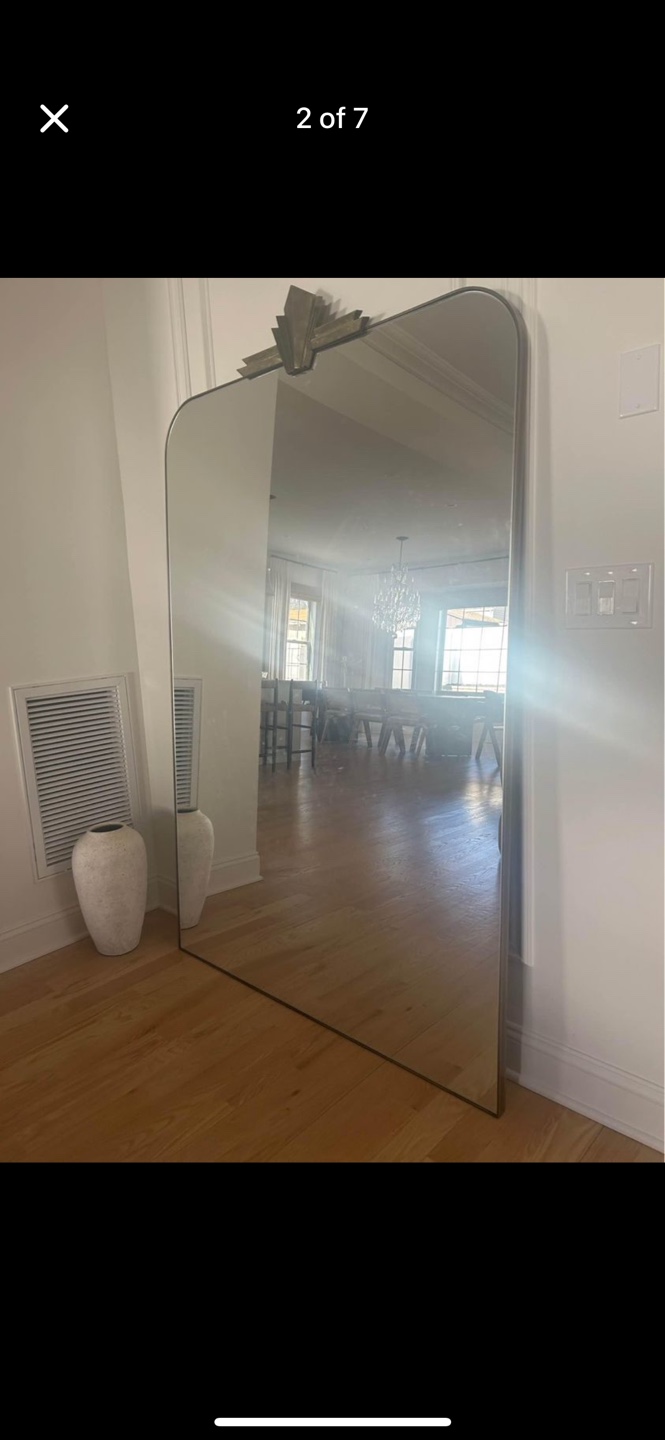 CB2 Nouveau Modern Full-Length Floor Mirror - photo 3