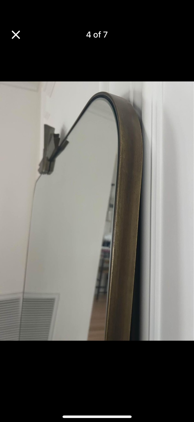 CB2 Nouveau Modern Full-Length Floor Mirror - photo 4