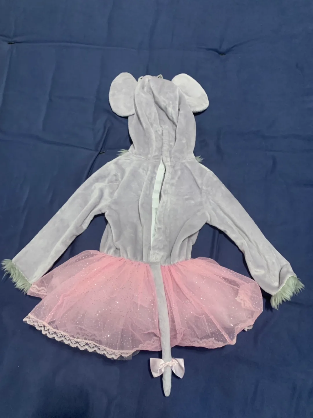 Grey Mouse Princess Halloween Kid Costume Pink Tutu (Girl - 3T) image indicator(3)