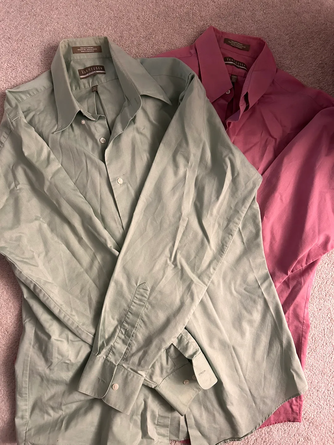 Two Van Heusen Fitted Long Sleeve Shirts image indicator(2)