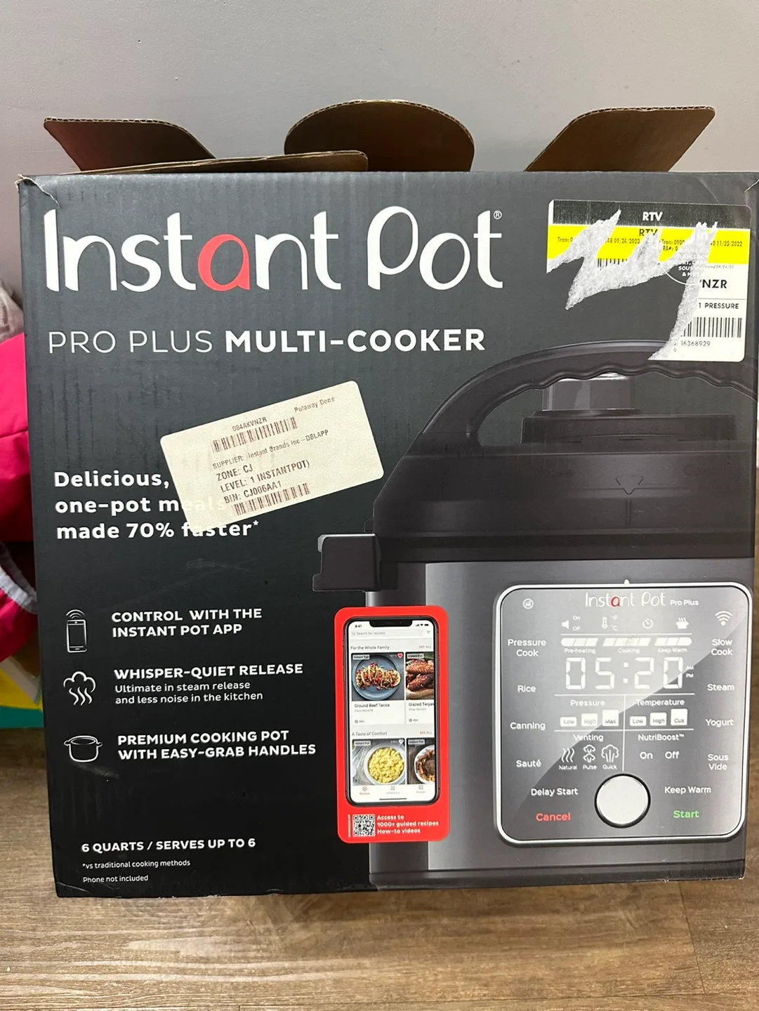 Instant Pot Pro Plus 6 Quart Multi-Cooker thumbnail