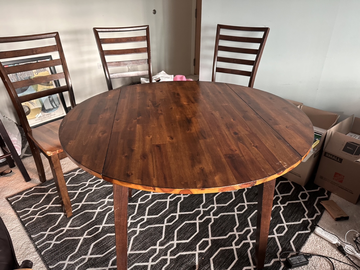 Round Drop side table
