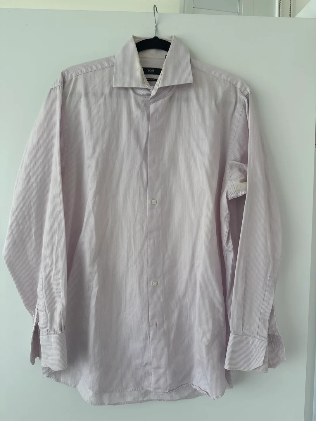 BOSS Hugo Boss Men's Striped Dress Shirt #freecycle thumbnail