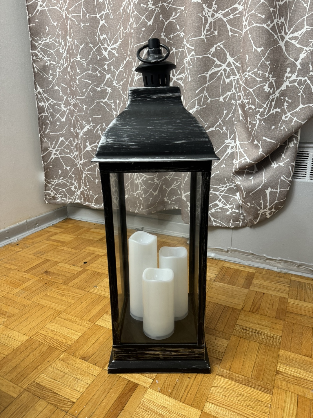 Black Metal Candle Lantern - photo 3