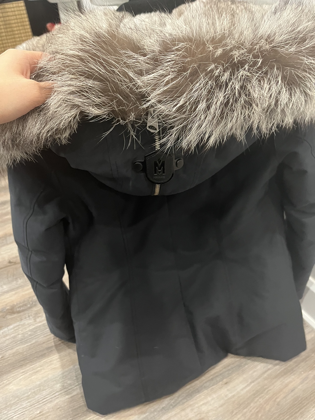 Mackage Women's Black Down Jacket with Fur Hood - photo 2