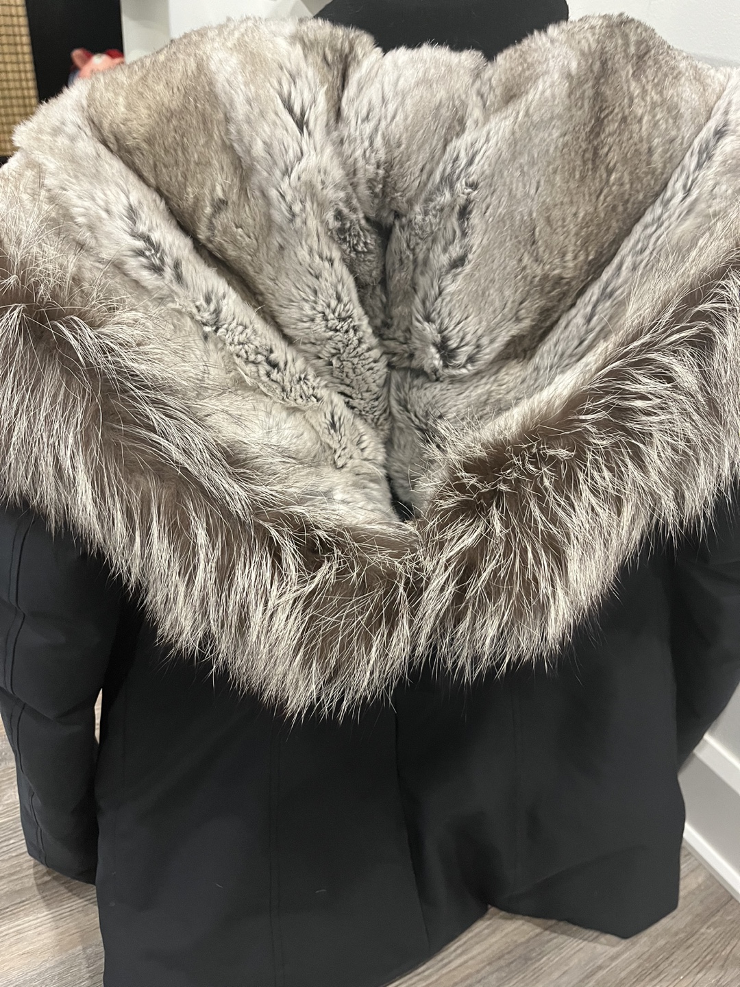 Mackage Women's Black Down Jacket with Fur Hood - photo 3