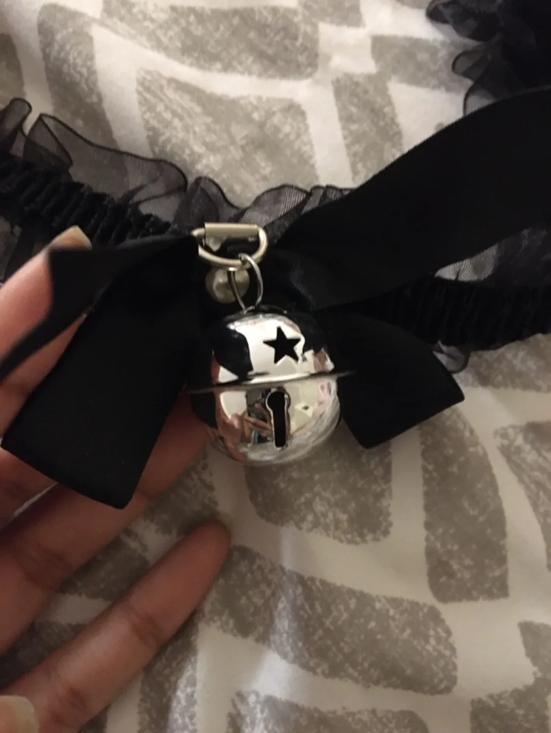 Black Choker with Bell image indicator(2)