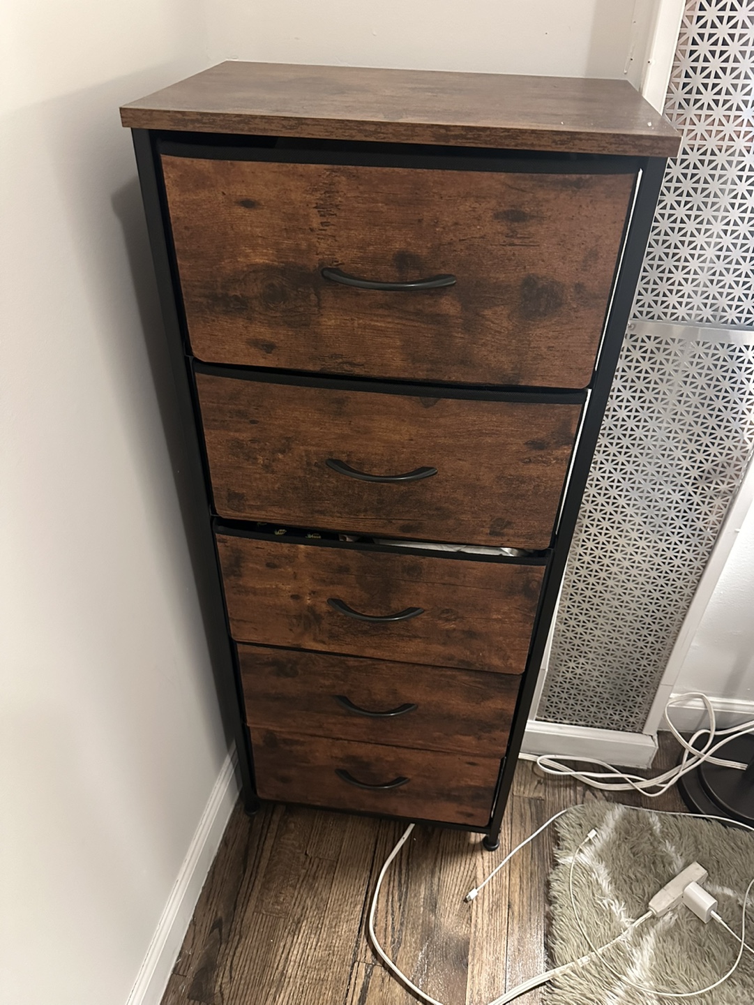 Dresser for Bedroom with 5 Drawers, Tall Storage Tower