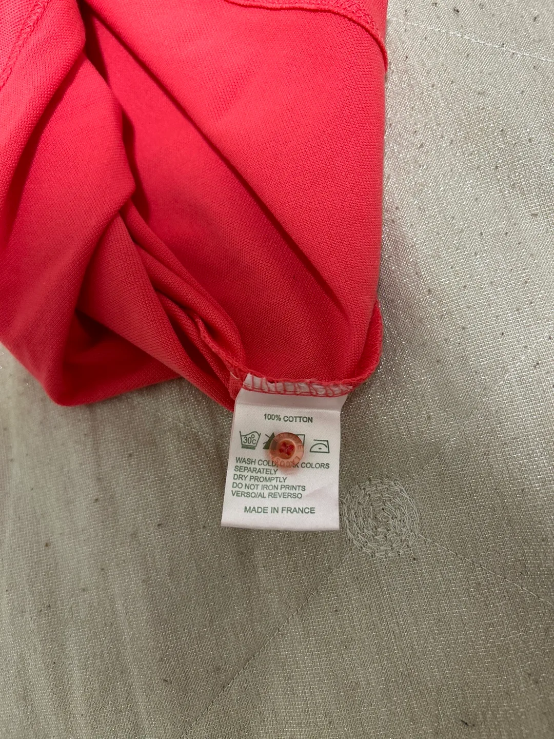 Lacoste Pink Polo Shirt Girls image indicator(5)