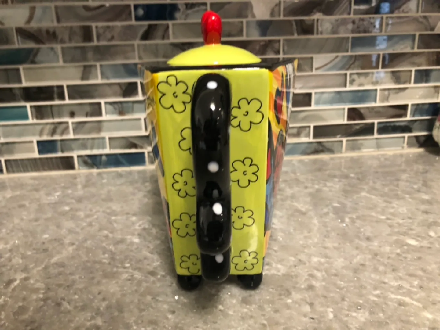 Designer Romero Britto Teapot image indicator(2)