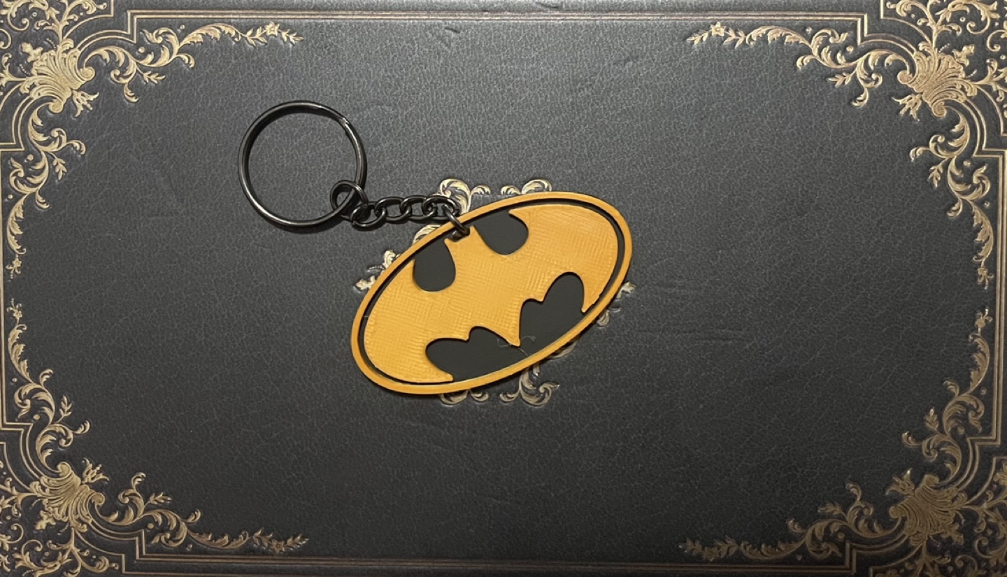 Batman 3D Printed Keychain