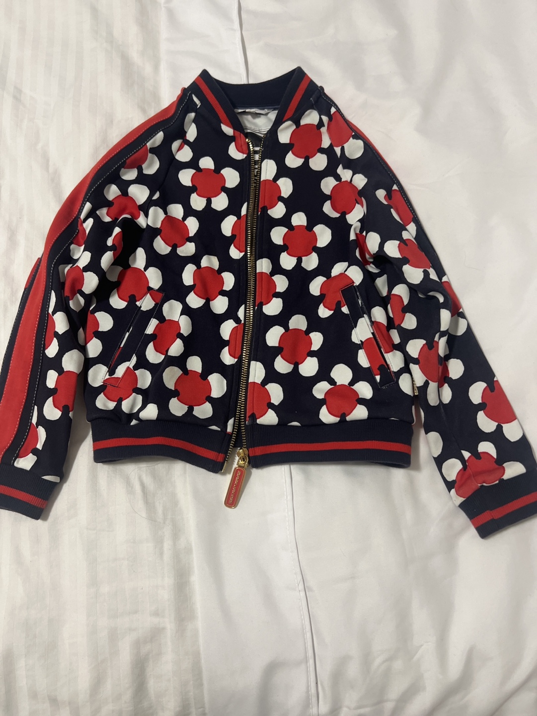 Little Marc Jacobs Floral Bomber Jacket