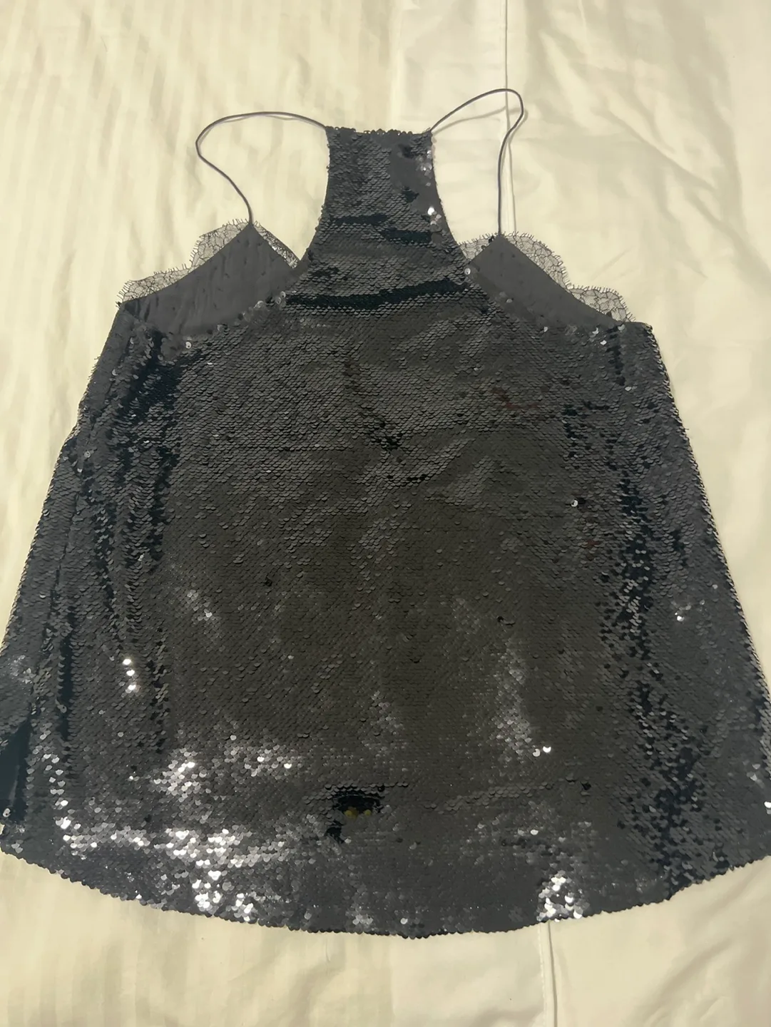 Cami NYC Black Sequin Tank Top image indicator(3)
