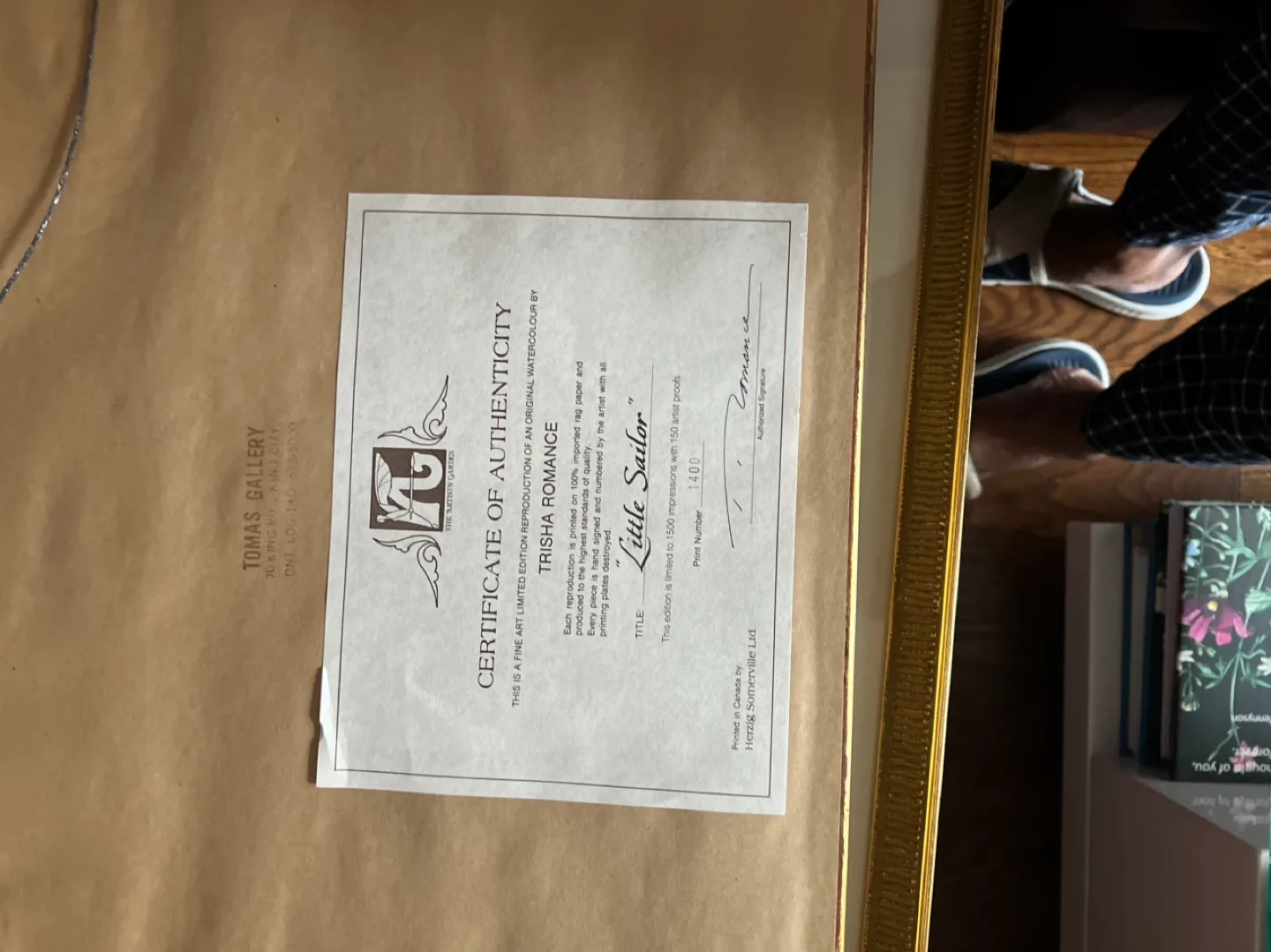 Trisha Romance - Little Sailor - Fine Art Limited Edition Print image indicator(2)