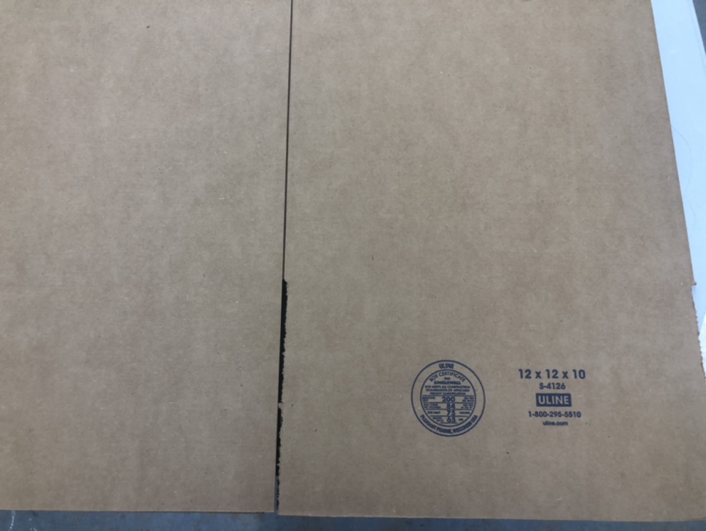 Uline Cardboard Boxes - photo 2