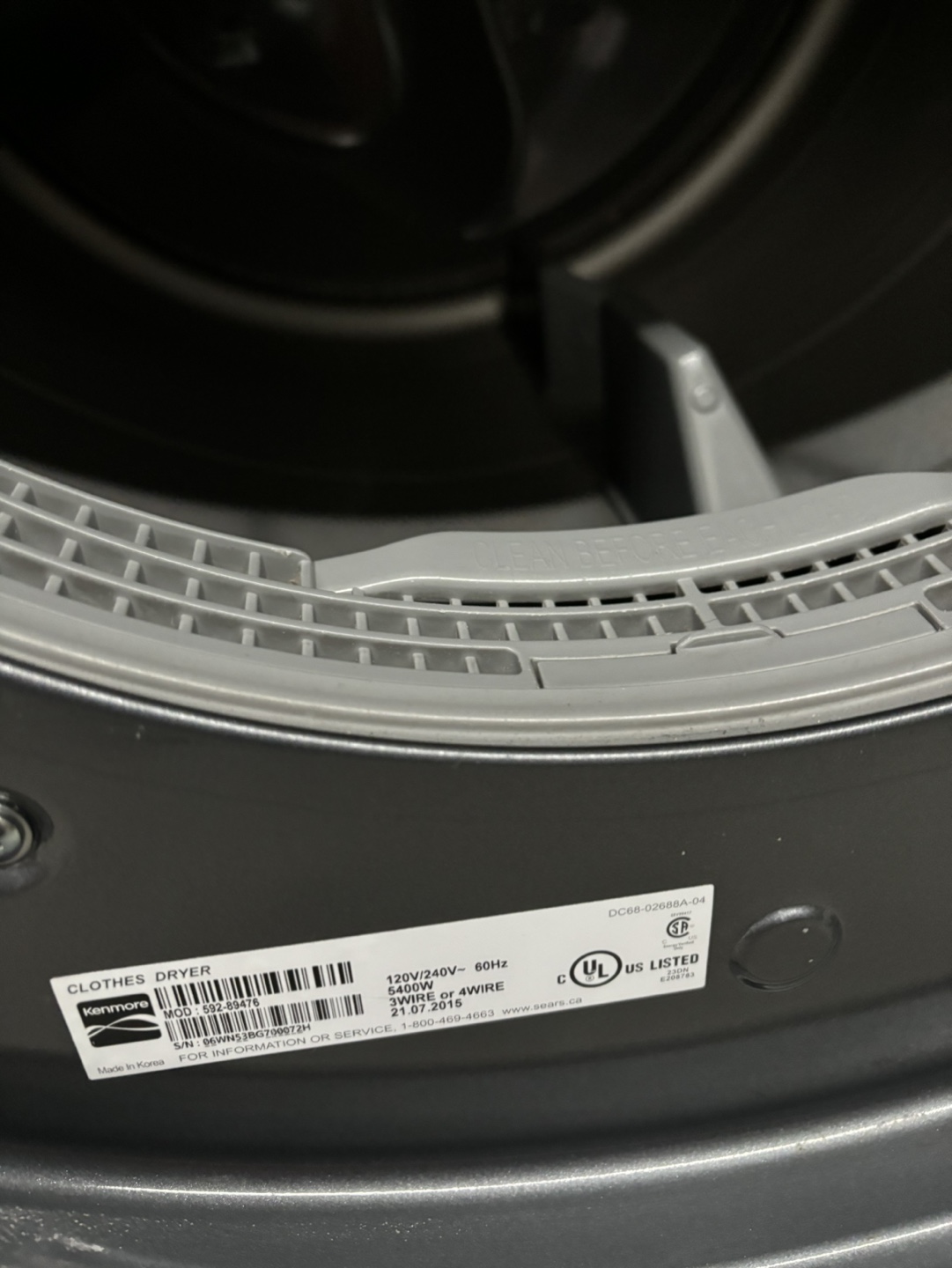Samsung Electric Dryer - photo 2