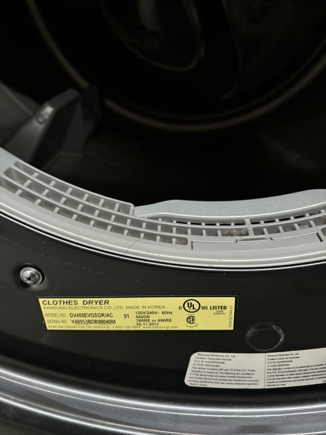 Samsung Electric Dryer - photo 5