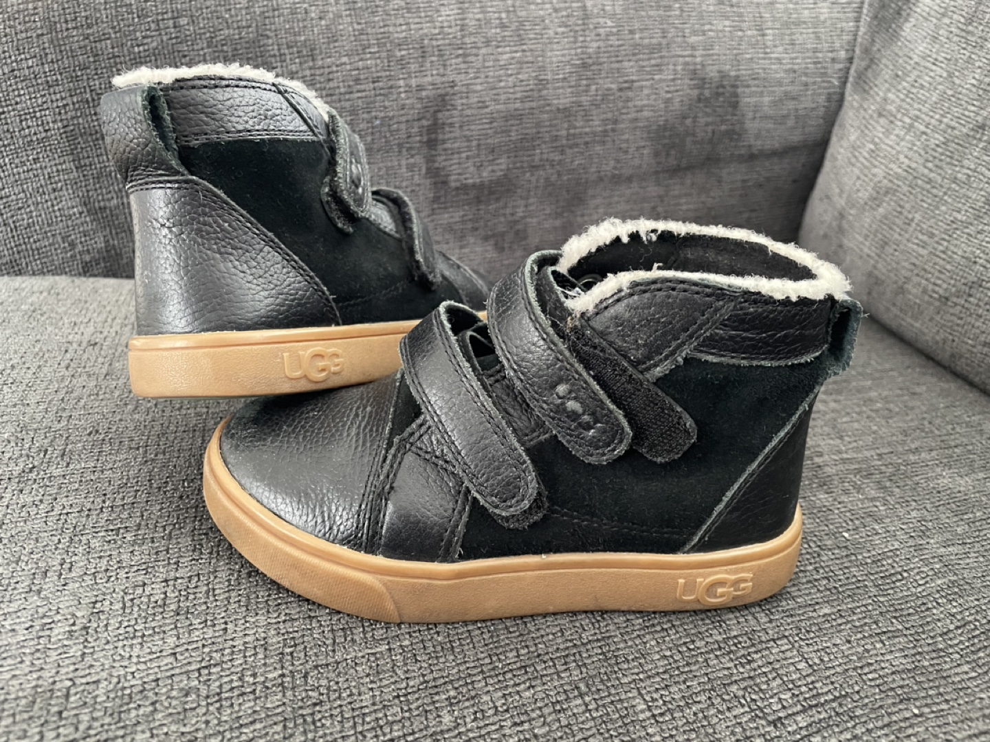 UGG Kids Black High Top Shoes