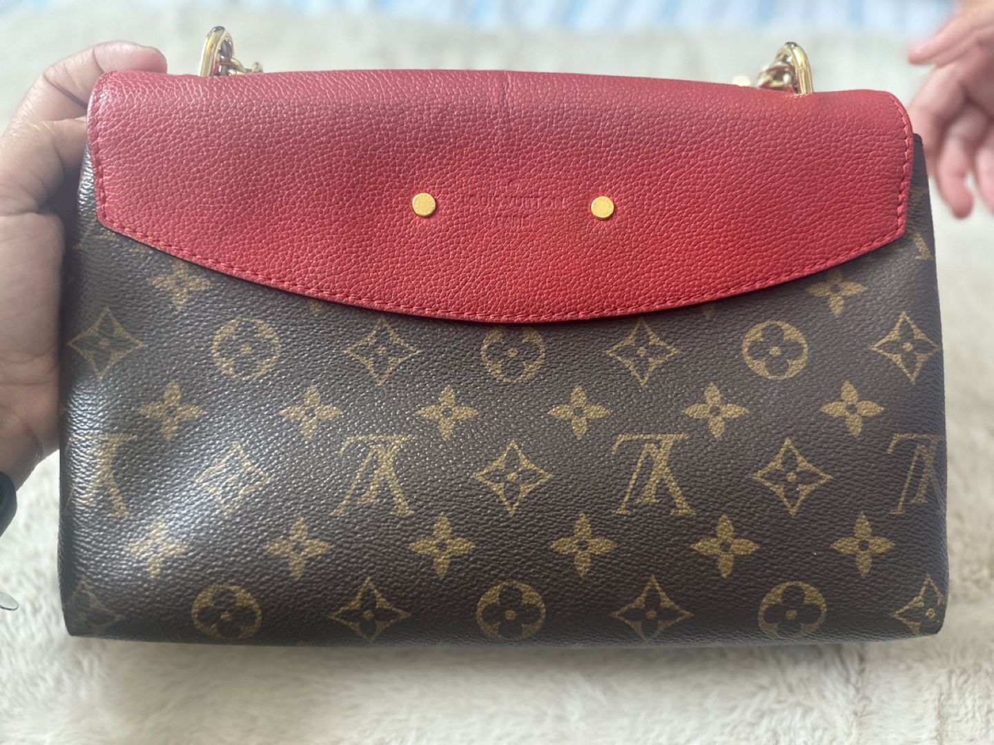Louis Vuitton  Monogram  Red  Chain Bag - photo 2