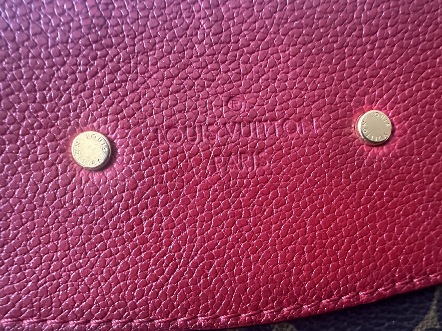 Louis Vuitton  Monogram  Red  Chain Bag - photo 3